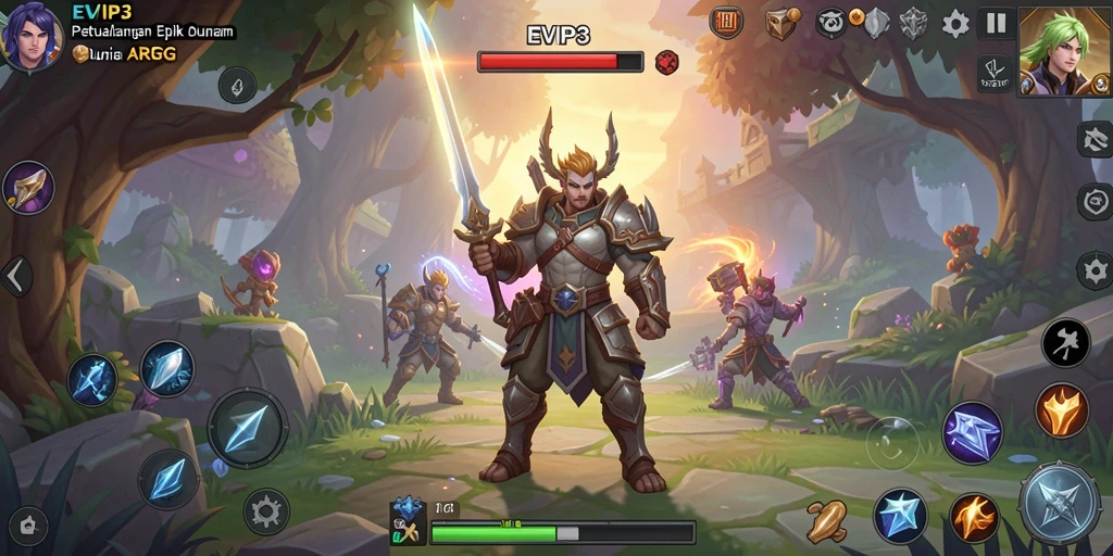 Gameplay menakjubkan dalam dunia fantasi ARPG.