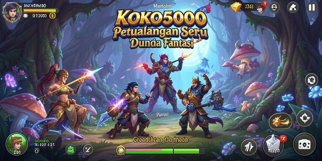 Screenshot KOKO5000 menampilkan aksi seru dan grafik menawan.