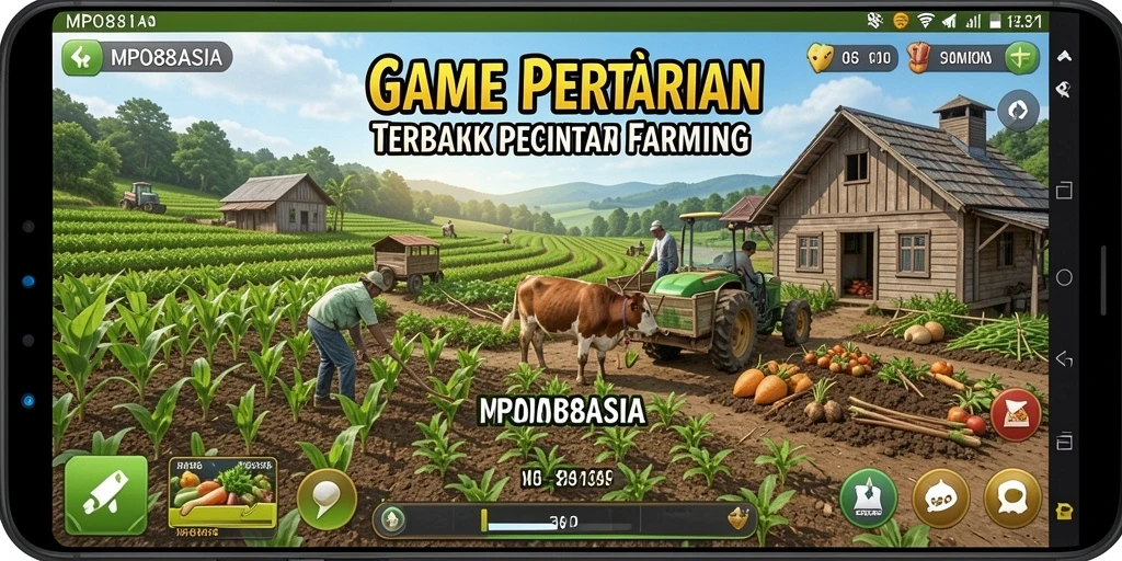 Tampilan gameplay MPO88ASIA yang menakjubkan dalam bertani.