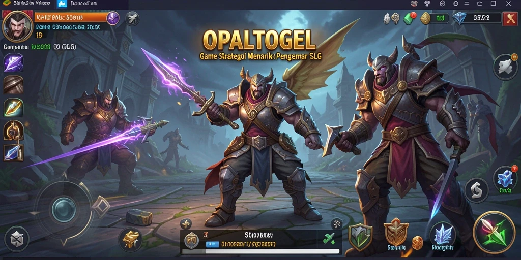 Screenshot OPALTOGEL menampilkan suasana pertempuran strategi yang menarik.