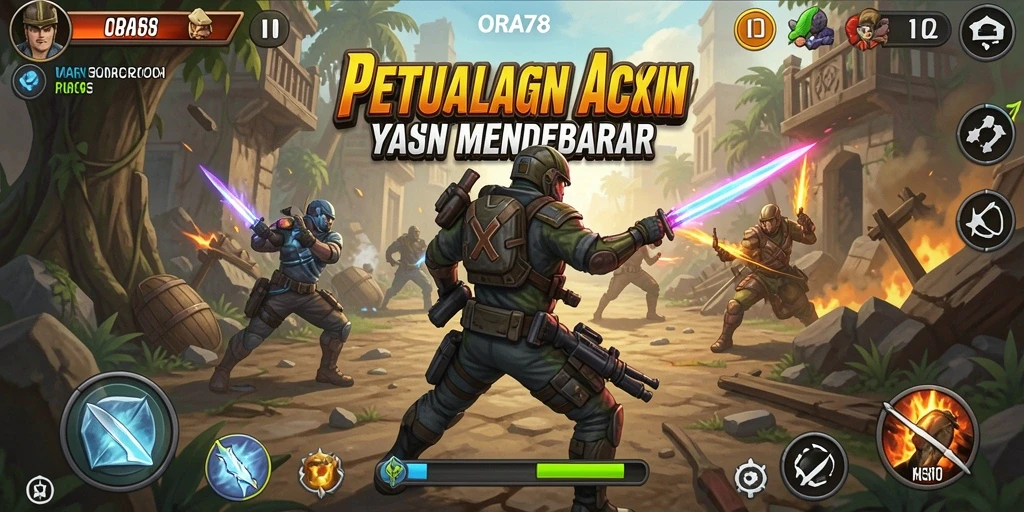 Tangkapan layar gameplay ORA78 menampilkan aksi yang mendebarkan dan grafis yang menawan.