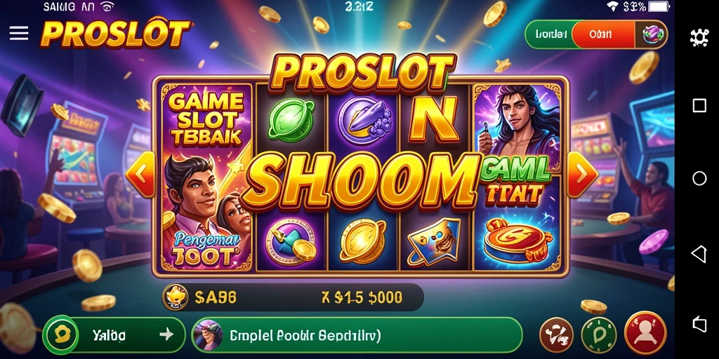 Menampilkan gameplay seru dari PROSLOT dengan grafis yang menawan.