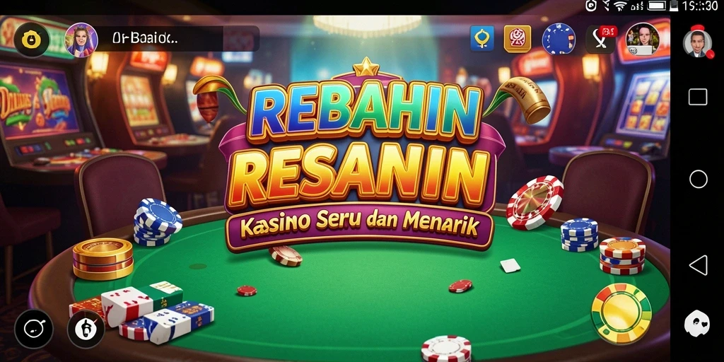 Tampilan gameplay seru di aplikasi Kasino REBAHIN.