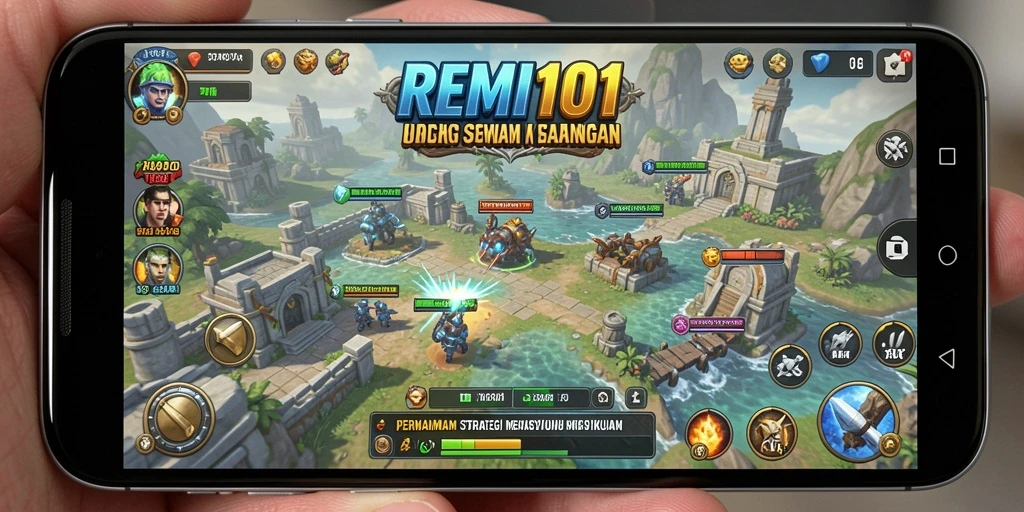 Tampilan gameplay REMI101 yang mendebarkan dan strategis.