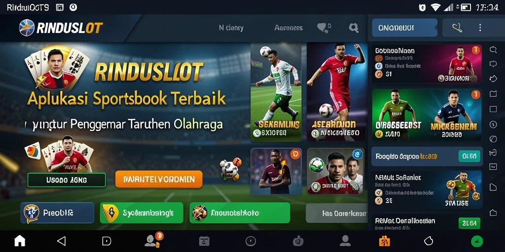 Tampilan menarik dari gameplay RINDUSLOT dalam taruhan olahraga.