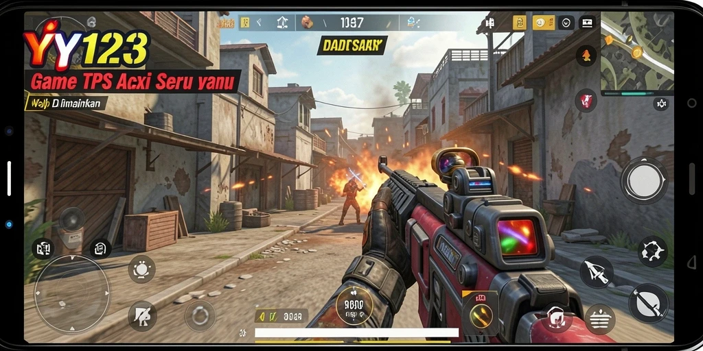 Tampilan seru dari gameplay YY123 yang penuh aksi.